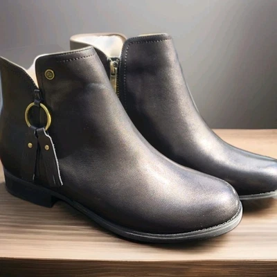  Nuevos Botines Spenco Ortopédicos de Cuero | Abbey Negro Talla 8 B Foto 1 de 4