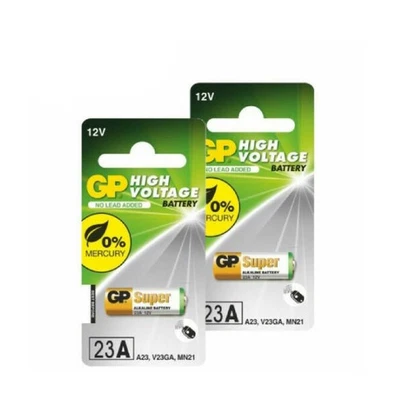 2 Gp Batería Alcalina Super 23A A23 Mn21 V23Ga 12V 1Bl China NUEVO - Imagen 1 de 4