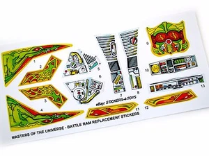 MOTU Masters of the Universe Battle Ram replacement Sticker - Picture 1 of 4