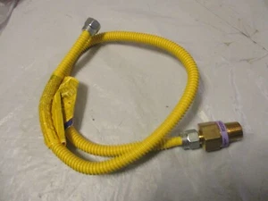 BrassCraft CSSL114TE-36 X, 3/8” OD x 36” Gas Connector, 33400 btu OPEN BOX - Picture 1 of 9
