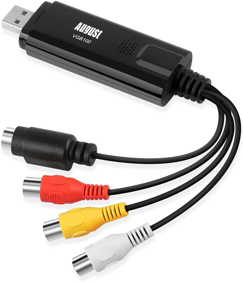 August Vgb100 Scheda USB di acquisizione Video Audio 2.0 Convertitore...