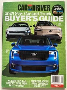 2025 CAR & DRIVER NEW CAR GUIDE SPECIAL Magazine / NEW - Picture 1 of 1