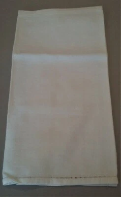 Napperon en coton damassé blanc jours - Photo 1/3