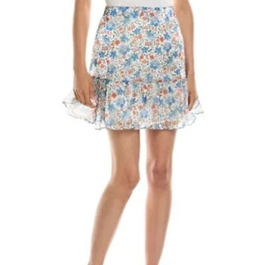NEW Wildfox Women’s Organza Sidney Floral Summer Spring Skirt Size Large - Picture 1 of 7