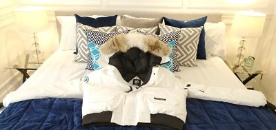 NUEVO PEDIDO PERSONALIZADO CANADA GOOSE GRIS ETIQUETA BLANCA PBI CHILLIWACK PARKA PARA HOMBRE 3XL Foto 1 de 4