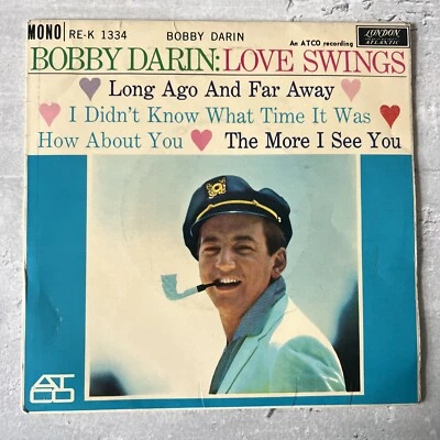 BOBBY DARIN ORIGINAL 1961 UK  LONDON E.P. LOVE SWINGS VINYL - Image 1 of 4