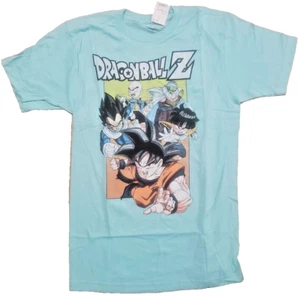 Men's Dragon Ball Z DBZ Goku Gohan Vegeta T Shirt Turquoise Tee XL New W Tags - Picture 1 of 6