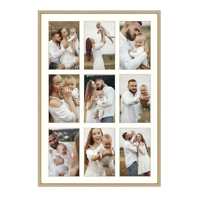 Marco de fotos 13,6x19,7 para nueve alfombrilla de fotos 4x6 para graduación de boda Foto 1 de 4