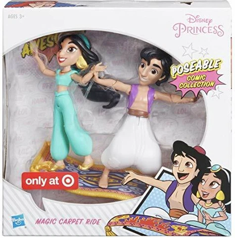 Disney Princess - Jasmine and Ali - Magic Carpet Ride - Poseable Comic Selection Cover