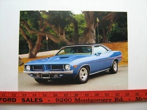 1972 Plymouth Cuda 340 full-color photo from NOS calendar--brand new '72 Mopar - Picture 1 of 1