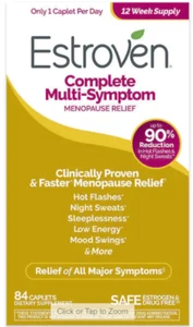 Estroven Complete Multi-Symptom Menopause Relief,84 Caplets,EXP 05/26 - Picture 1 of 4