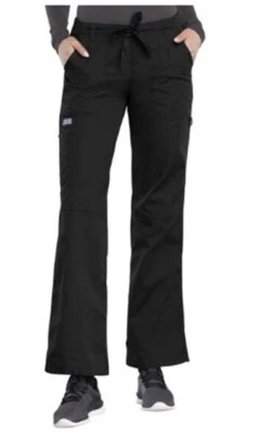 Cherokee Workwear 4020 Drawstring Cargo Pant Black Size XXS #16831 - Image 1 of 4