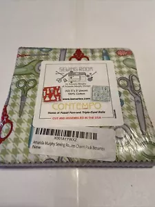 Amanda Murphy Sewing Room Benartex Fabric Charm Pack - Picture 1 of 4
