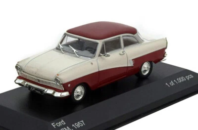 Ford Taunus 17M 1:43 blanco/rojo, limitado 1 de 1000 piezas., caja blanca Foto 1 de 4