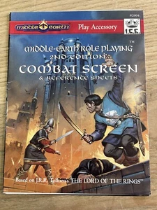 MERP 2nd Ed. RPG COMBAT SCREEN & Reference Sheets #2004 1990s OOP - Picture 1 of 2