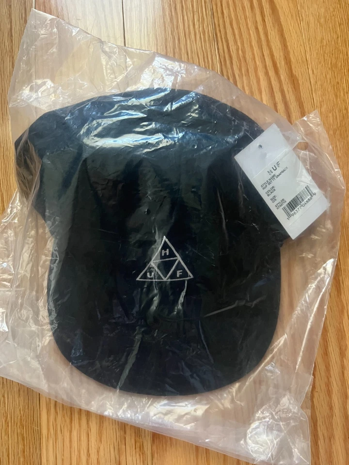 HUF Worldwide "Yin & Yang" Snapback Hat (Black)