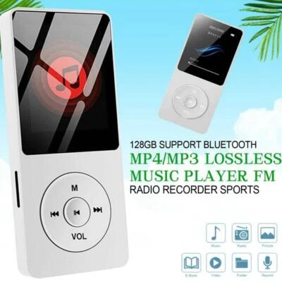 Lecteur de musique MP4MP3 128 Go compatible Bluetooth sans perte, radio FM, enre - Image 1 of 4