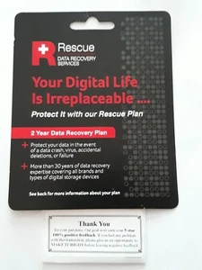 Servicios de recuperación de datos de rescate, plan de 2 años, todos los dispositivos de almacenamiento STZZ758 - Imagen 1 de 1