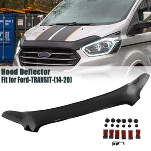 Front Hood Protector Bug Shield Deflector Shield ABS For 15-20 Ford Transit Van - Bild 1 von 12