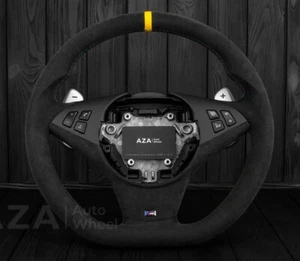 CUSTOM BMW E60 M5 E63 E64 M6 Performance Alcantara Steering Wheel Suede SMG - Picture 1 of 14