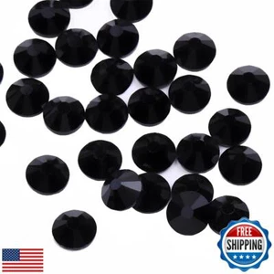 Hotfix Rhinestones Flatback Glass Rhinestone 288PCS SS30 5.8-6.2MM Round Gems - Picture 1 of 5