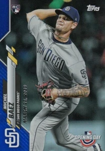 Topps Opening Day 2020 Michel Baez novato lámina azul #62 Padres cantidad disponible - Imagen 1 de 1
