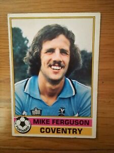 Topps Red Back Football Cards 1977 #121 - Mike Ferguson - Coventry City