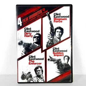 Dirty Harry /Magnum Force /The Enforcer /Sudden Impact (4-Disc DVD) Like New ! - Picture 1 of 4