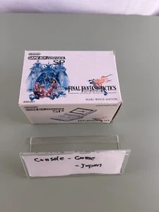 Nintendo Game Boy Advance Final Fantasy Tactics Pearl White Edition GBA SP Used - Picture 1 of 9
