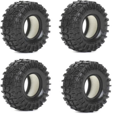 Powerhobby Raider 1.0” Micro Crawler Tires (4) 1/24 Rock Crawler Axial SCX24 - Image 1 of 3