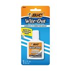 BIC Wite-Out Quick Dry Correction Fluid, 20mL, White, Goes on Easy with A Red...