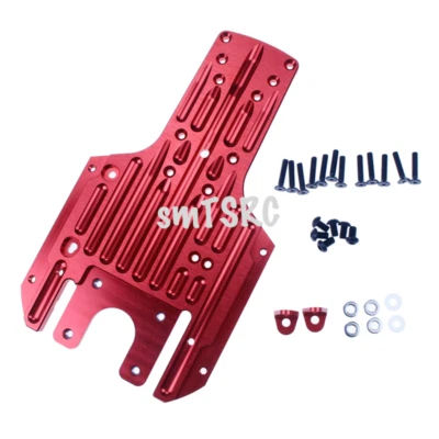 Alloy CNC Rear Chassis Plate 6061 Aluminum Fit 1/5 HPI BAJA RV KM 5B 5T 5SC - Image 1 of 4