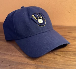 Milwaukee Brewers New Era 9FORTY MLB La Liga Correa Ajustable Sombrero Gorra Guante - Imagen 1 de 8