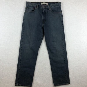 Levi's 505 Regular Fit Straight Stretch Rugged Denim Blue Jeans Men Size 33x30 - Picture 1 of 12