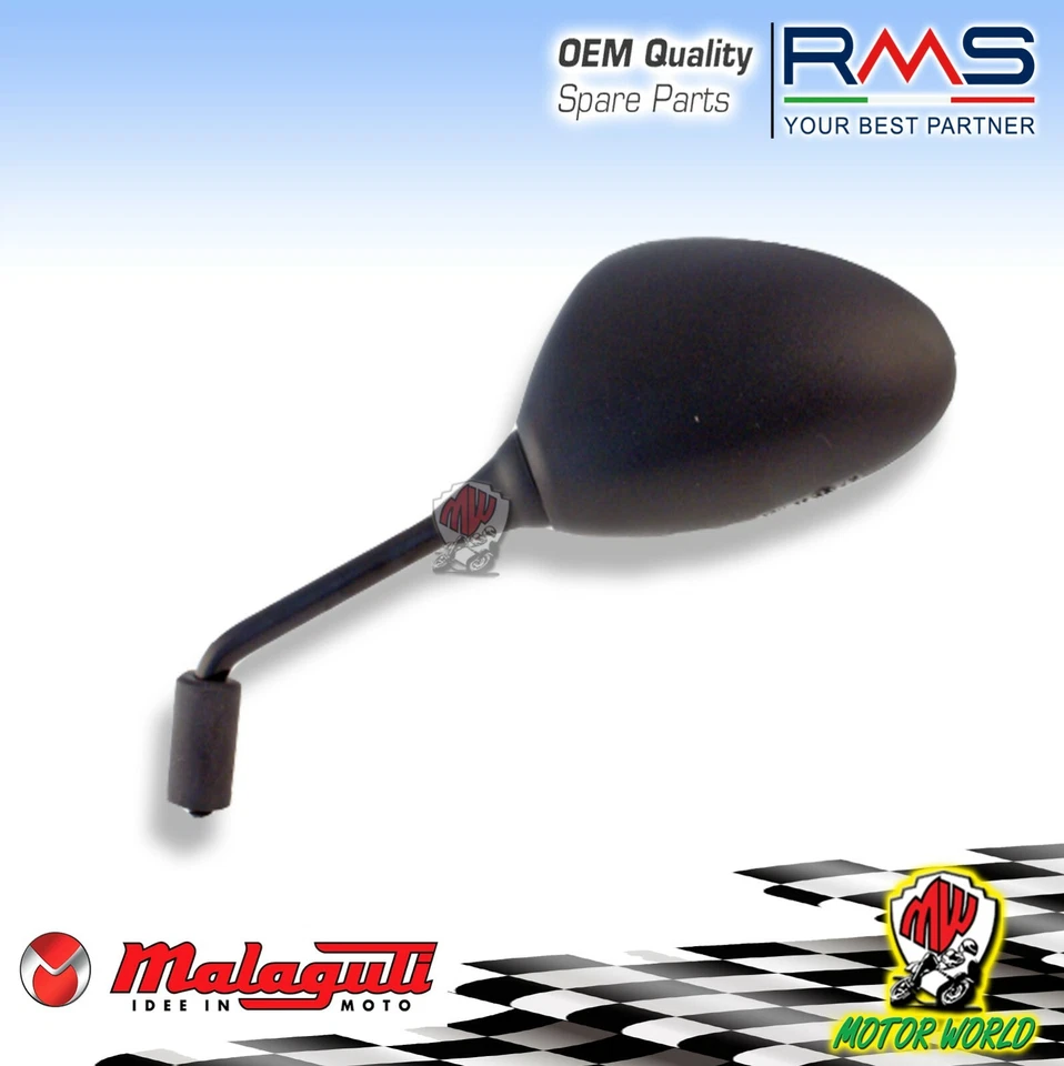 SPECCHIO SPECCHIETTO RETROVISORE SINISTRO MALAGUTI PASSWORD 250 2005 2006 - Immagine 1 di 1