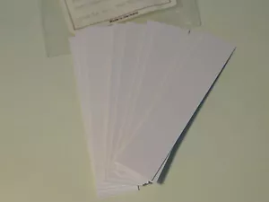10x Beschriftungsstreifen von QUANTE f. LSA-Plus Schilderrahmen - Picture 1 of 2