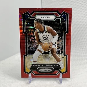 2023-24 Panini Prizm Bennedict Mathurin rojo sísmico/299 #14 Pacers - Imagen 1 de 6