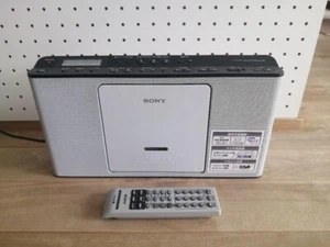 SONY Radio CD Player Built-in Language Learning Function ZS-E80WC White 100V - Picture 1 of 5