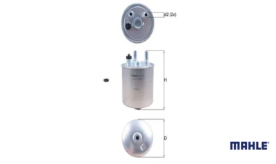Filtro de combustible MAHLE KL 639D para RENAULT Kangoo Laguna Coupe III Twingo II Foto 1 de 2