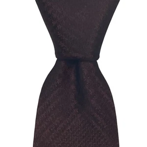 JOOP! Corbata ajustada 100 % seda para hombre 59 5/8" ITALIA diseñador a cuadros vino/negro NUEVA - Imagen 1 de 3