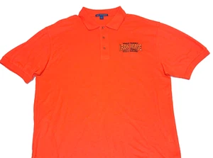 World Famous Iron Horse Saloon Embroidered Orange Golf Polo Shirt New! LARGE - Picture 1 of 1