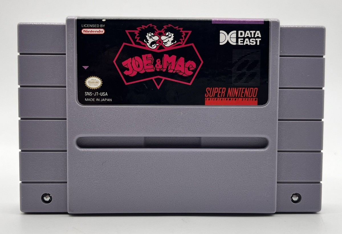 Nintendo　snes joe&mac 北米版　スーパーファミコン Joe & Mac Nintendo SNES Video Games for sale | eBay