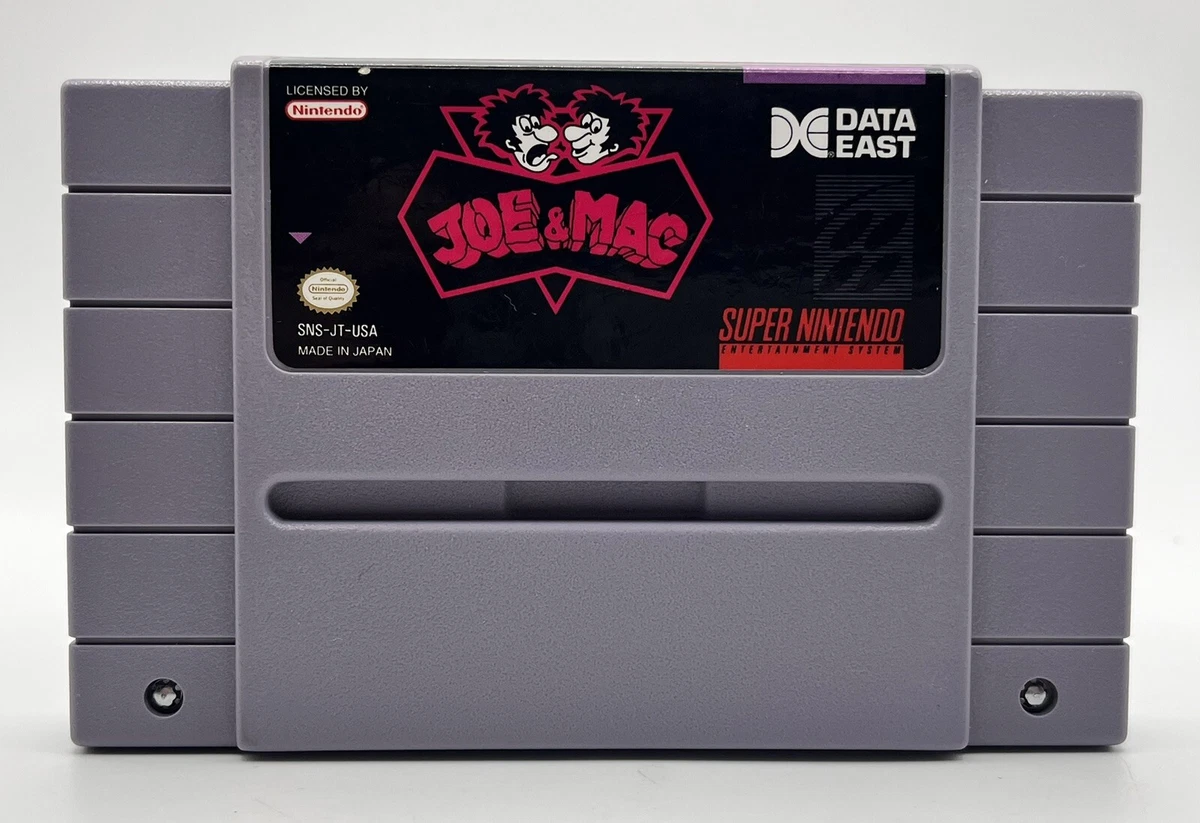 Joe & Mac Nintendo SNES Video Games for sale | eBay