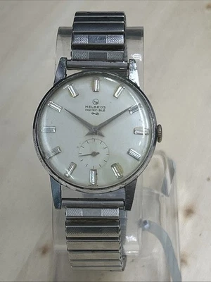 Helbros 1956–62 Invincible JEJ Cal.FE 233-69, France 17 Jewel Mens Manual Watch - Image 1 of 4