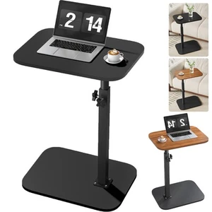 Beistelltisch C-Form Couchtisch Laptoptisch Sofatisch Höhenverstellbar Tisch - Bild 1 von 35
