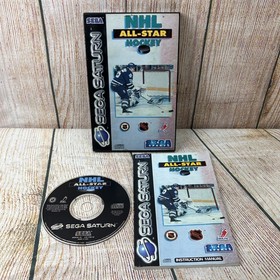 NHL All Star Hockey Sega Saturn Complete With Manual (PAL)