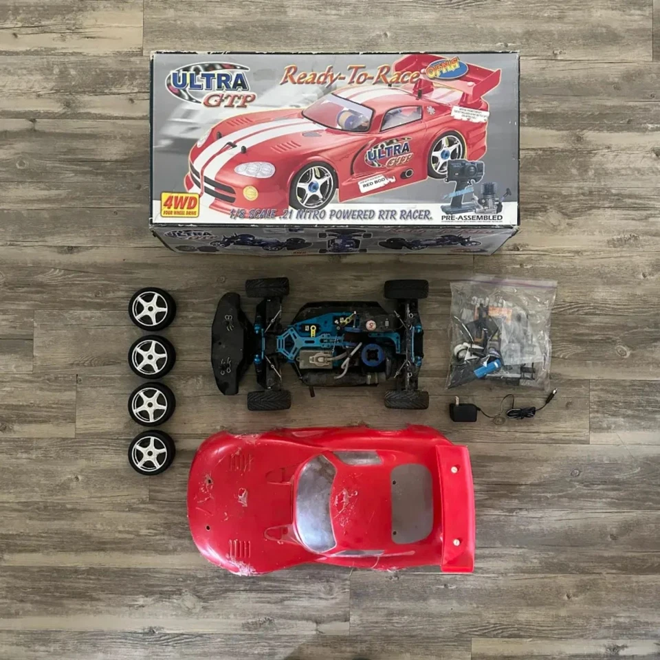 OFNA Ultra GTP 4WD 1/8 Scale .21 Nitro Powered RTR Racer Dodge Viper (READ) - Image 1 of 4