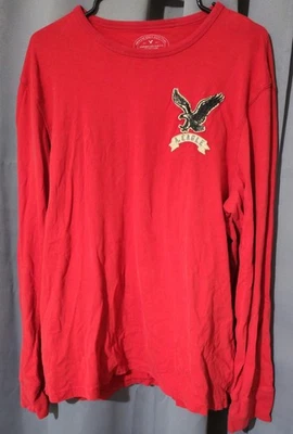 Vintage Look American Eagle Long Sleeve Athletic Fit Stitch Shirt Men’s Size XL - Image 1 of 4