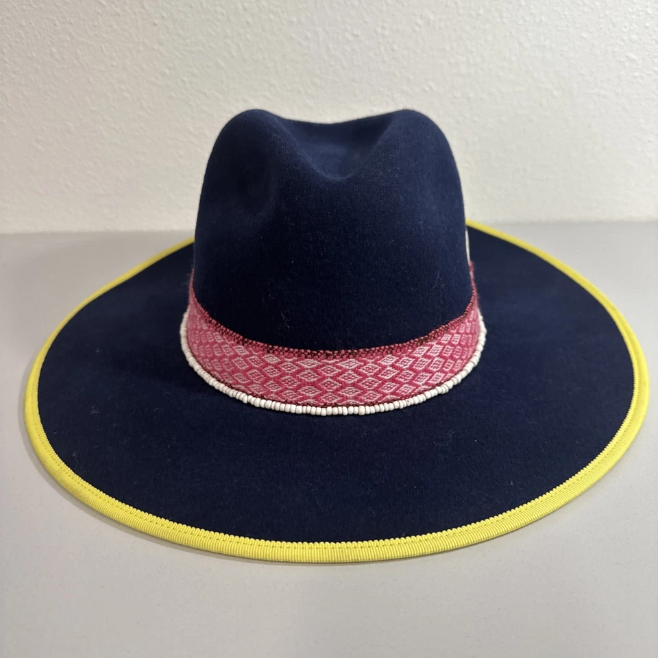 Fieltro de Lana Ala Ancha Azul Hampui Raro Serie Limitada De 100 Talla Grande Medicina Foto 1 de 4