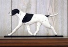 English Pointer Sign Plaque Wall Decor Black/White